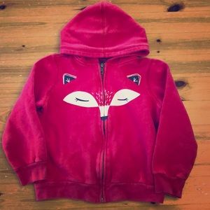 Adorable red fox hoodie from Tea Collection